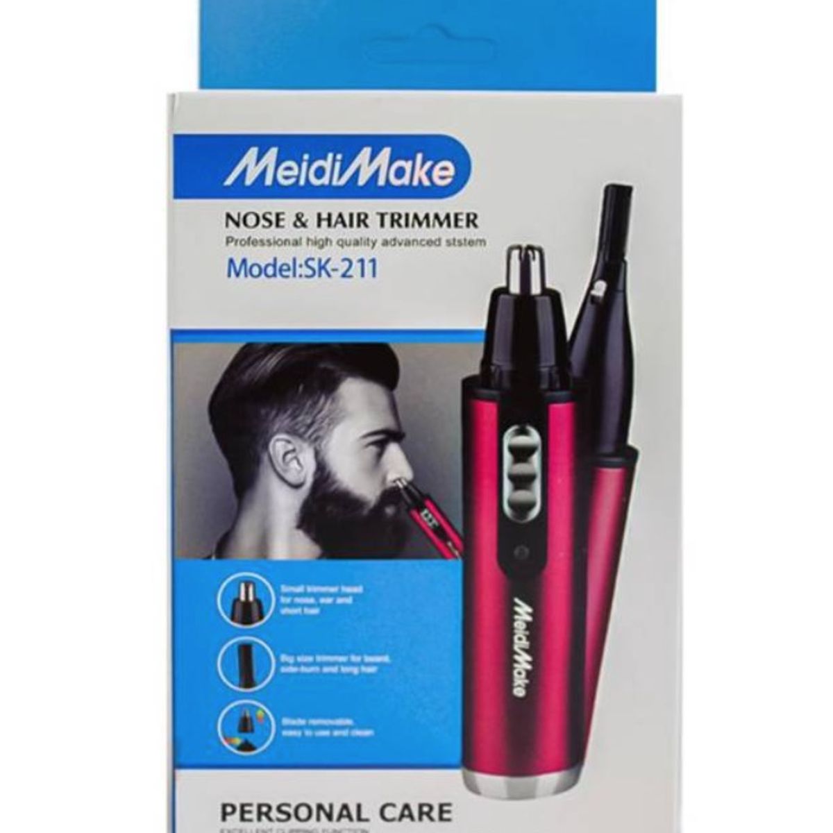GENERICO - Depiladora Nasal Recargable Meidi Make