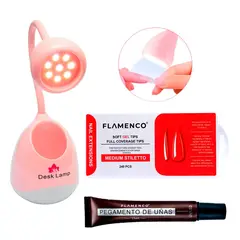 GENERICO - Kit Para Uñas Soft Gel Stiletto Lampara Inalámbrica Led Uv