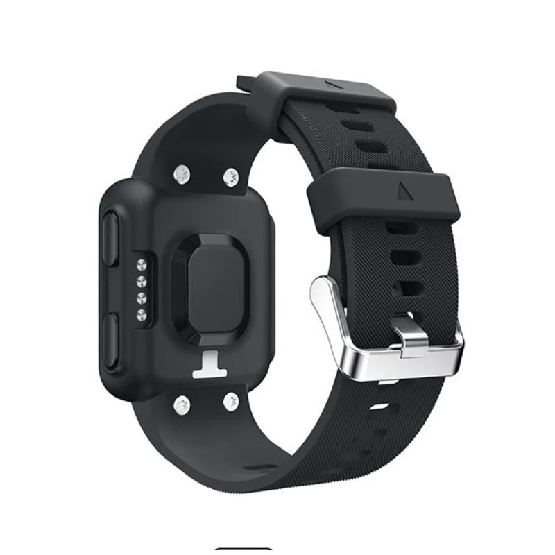 GENERICO - Correa De Silicona Para Garmin Forerunner 35 30- Negro