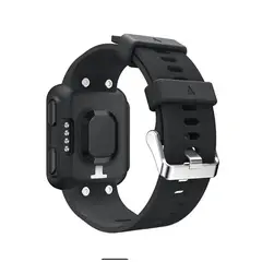 GENERICO - Correa De Silicona Para Garmin Forerunner 35 30- Negro