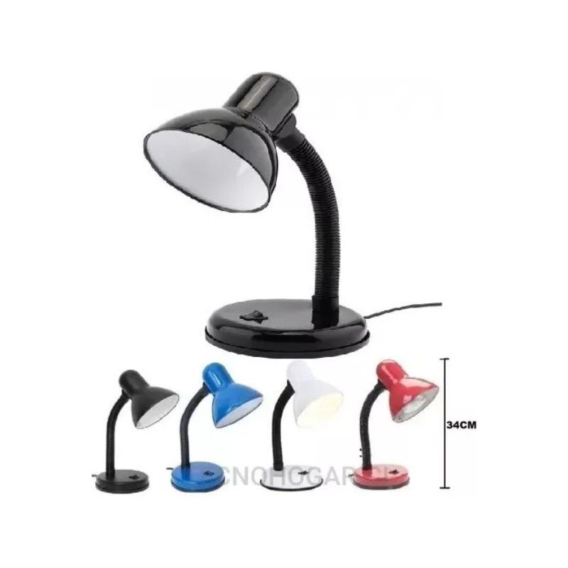 GENERICO - Lámpara Mesa Flexible Ajustable Articulada E27 Decoracion