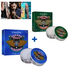 GENERICO - Pack X2 Tatuajes Tatto Para Brillo Color Hidrata Reaviva