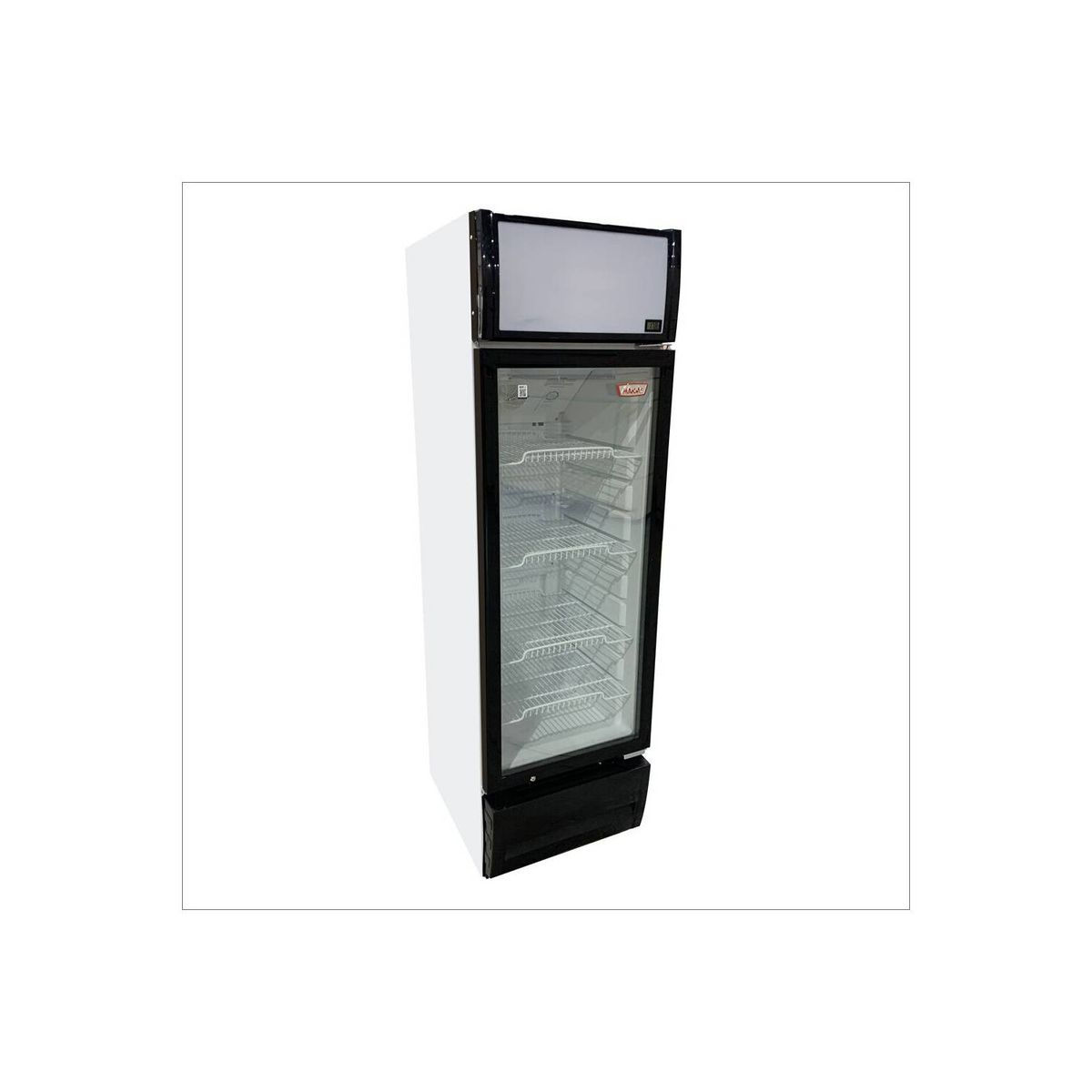 MAIGAS - Visicooler Maigas Lg360 Blanco 327 Litros Puerta De Vidrio