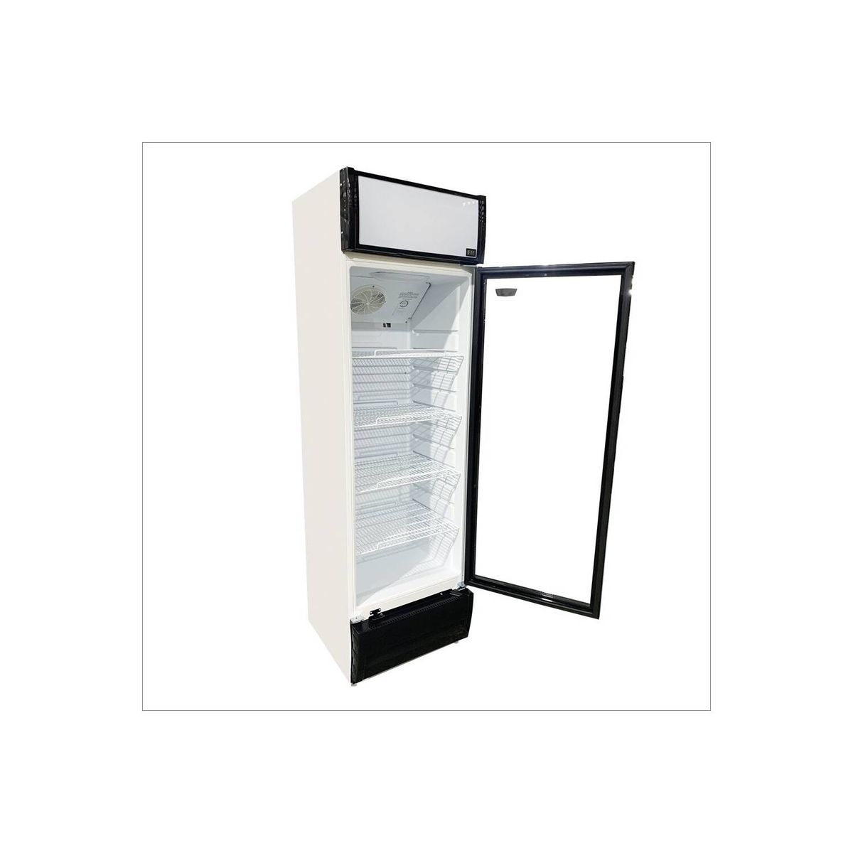 MAIGAS - Visicooler Maigas Lg360 Blanco 327 Litros Puerta De Vidrio