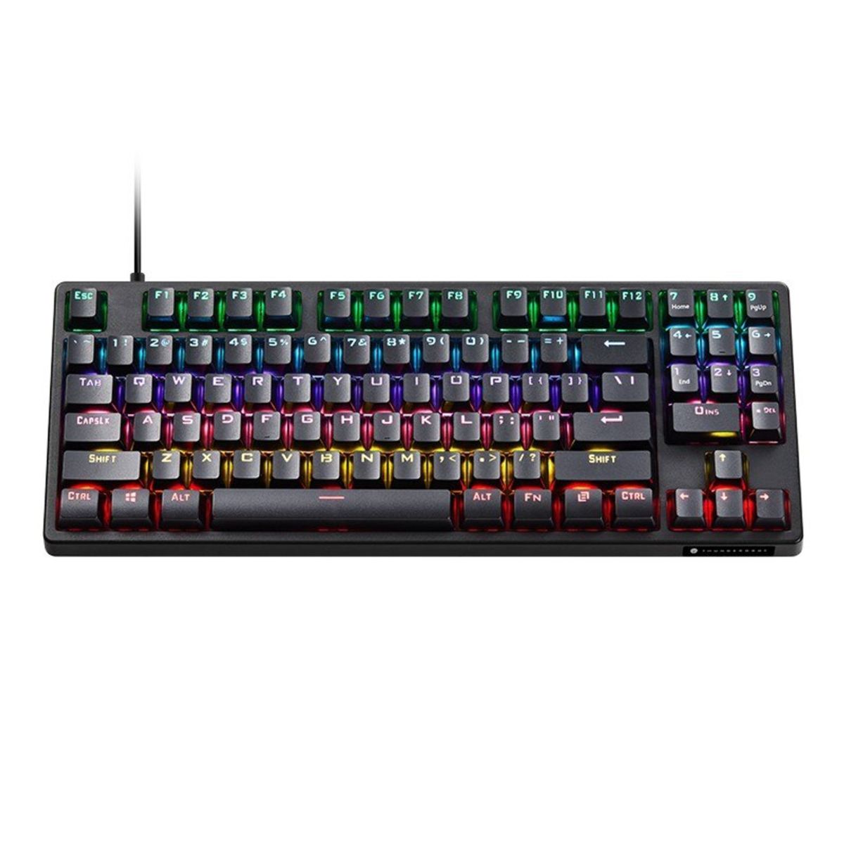 THUNDEROBOT - Teclado Gamer mecánico switch azul/ Cable USB/ RGB / KG3089 THUNDEROBOT