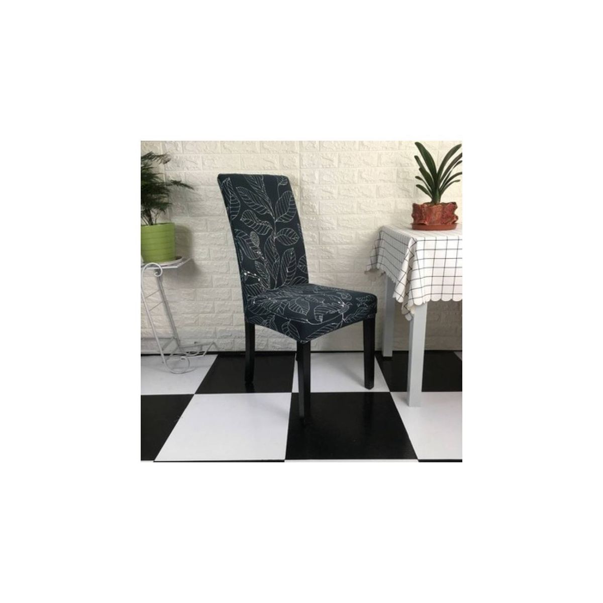 U BUY - 6x  Funda De Silla Para Comedor Diseño Flor Spandex