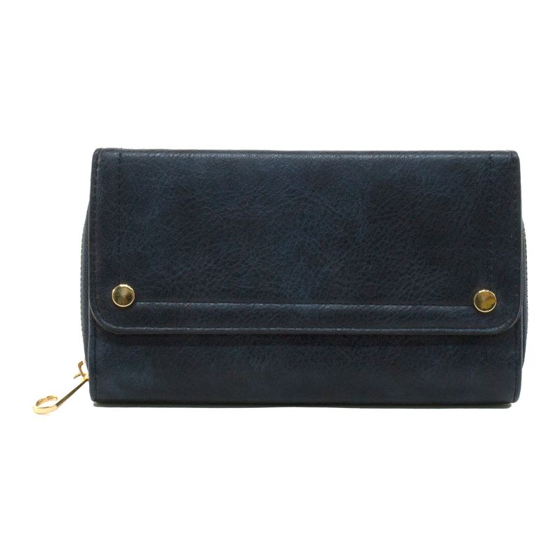 MAILEA - Billetera con remaches mujer azul
