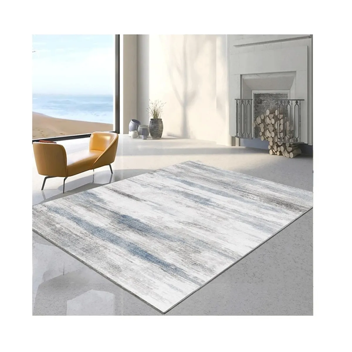 AUCKLAND OUTDOOR - Alfombra Living 120X160 Cm. Prato Tapete 3D Sala Estar