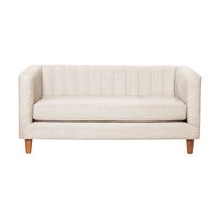 Sofá Sorrento 2 Cuerpos Lino Blanco