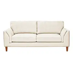 LATAM HOME - Sofá Milan 3 Cuerpos Lino Blanco