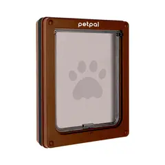 PETPAL - Puerta Abatible Para Perro Gato Mascota Extra Grande