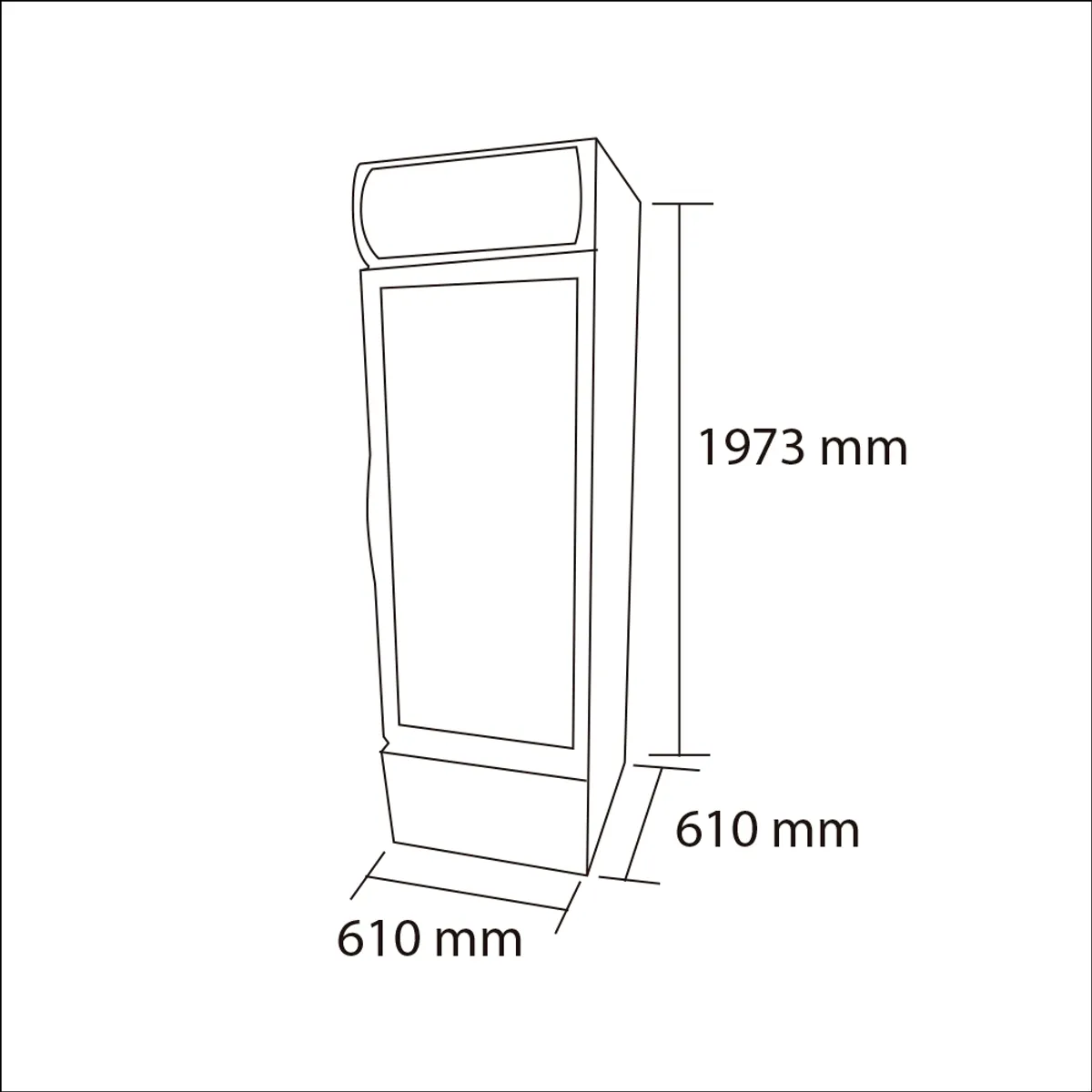 MAIGAS - Visicooler 370 LT No Frost Maigas LG370