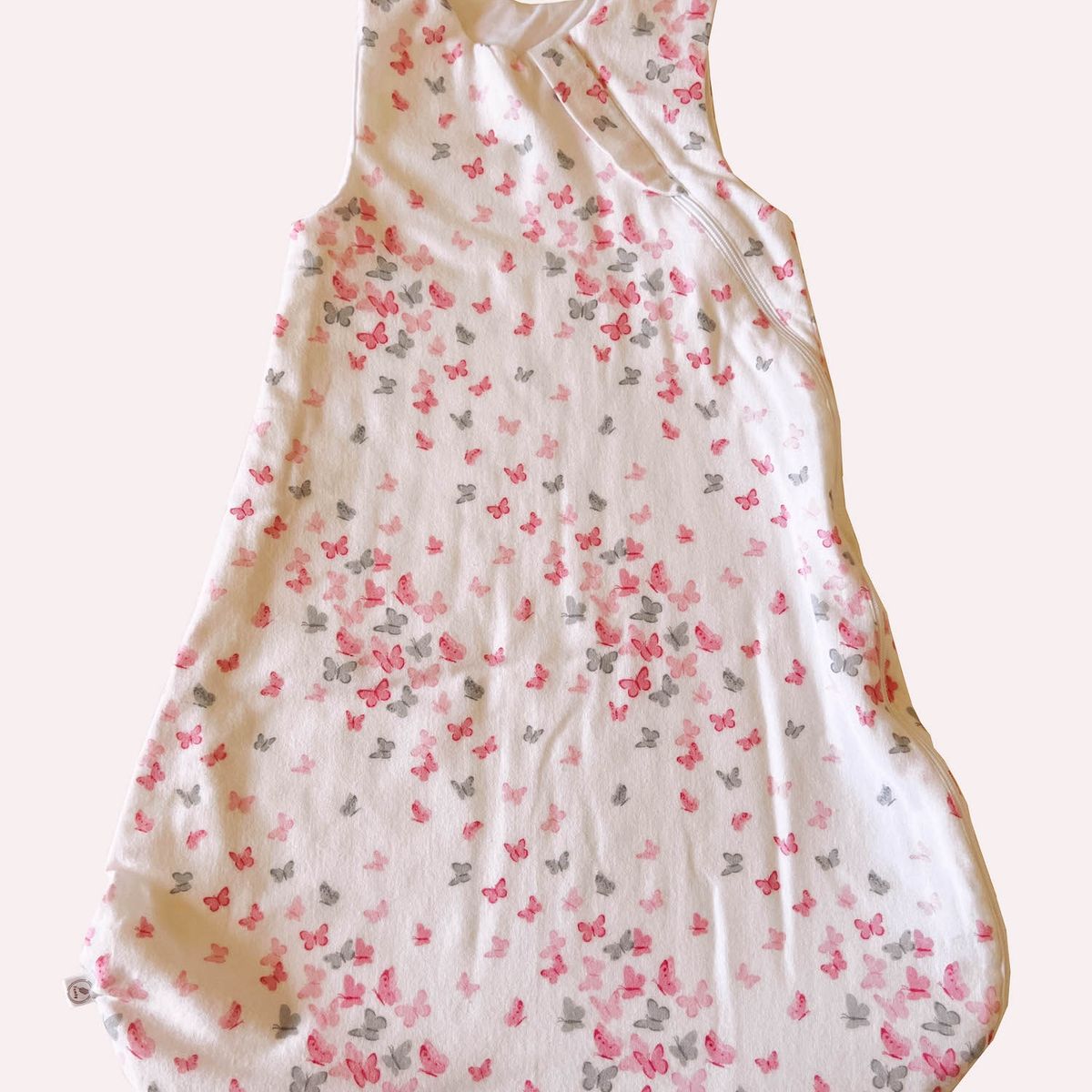 FAMBYPJ - Saquito Bebe Algodón Orgánico Mariposas