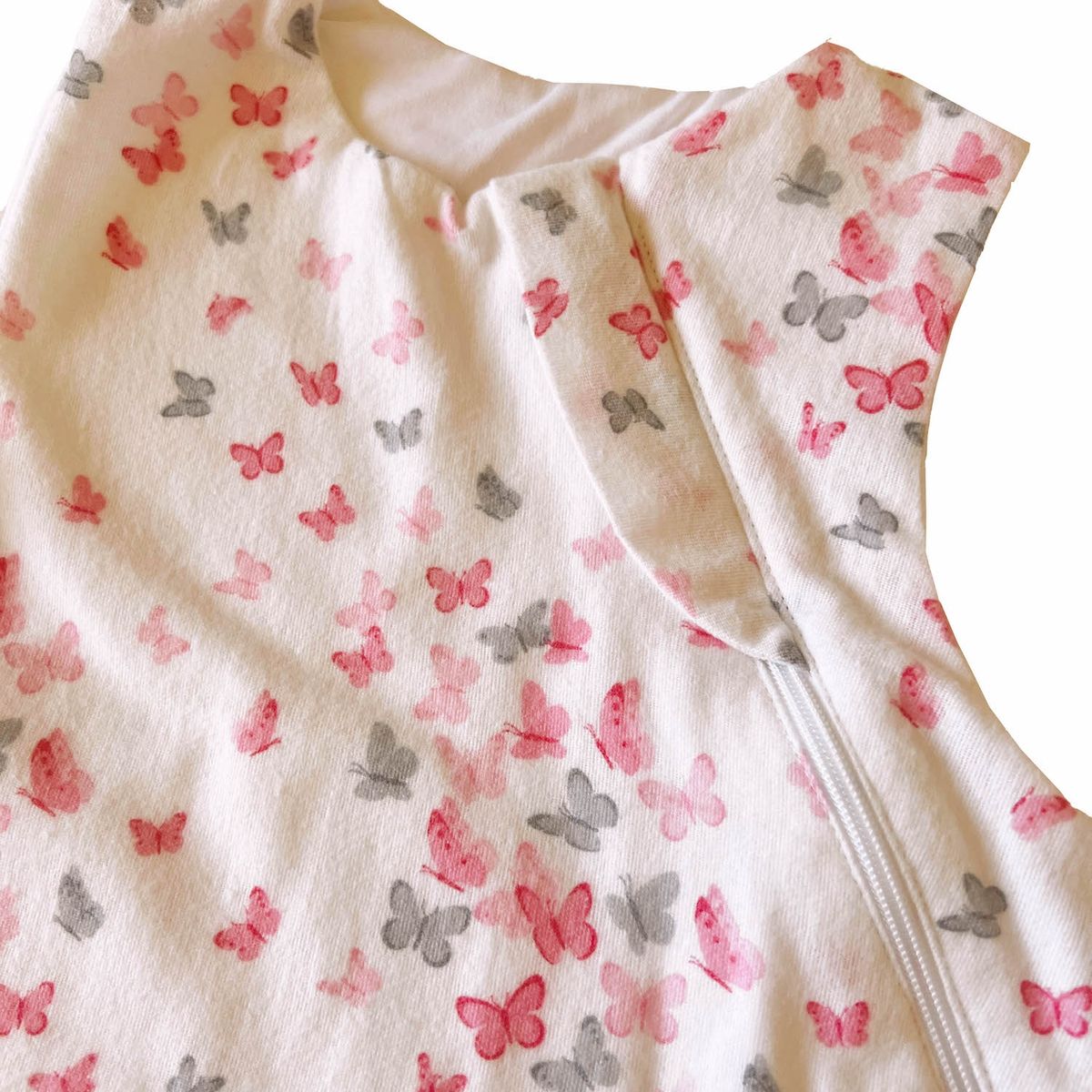 FAMBYPJ - Saquito Bebe Algodón Orgánico Mariposas
