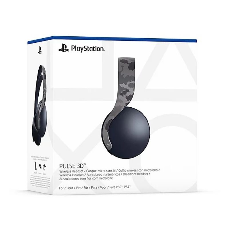 SONY - Headset Pulse 3d Wireless Grey Camouflage - Ps5 - Sniper