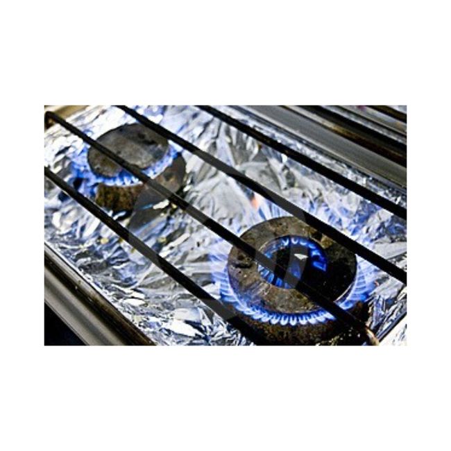 U BUY - Papel Aluminio Cubre Cocina 50x60 Cm 12 Unidades