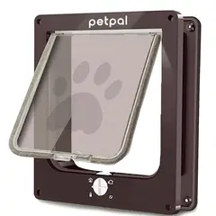 PETPAL - Puerta Abatible Para Perro Gato Mascota Porte Pequeño