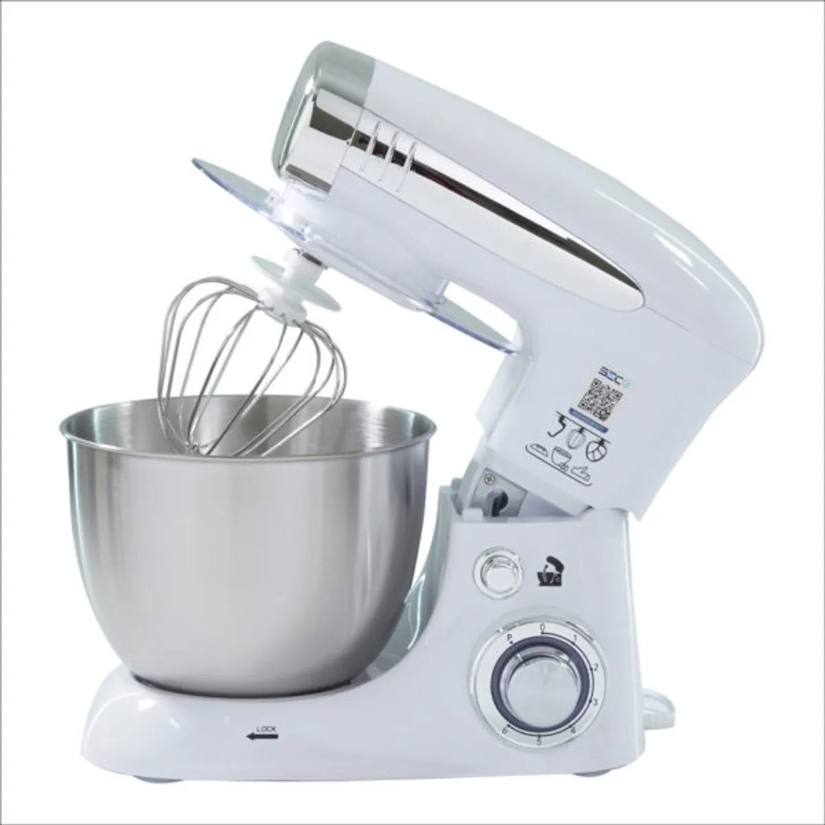 MAIGAS - Batidora Lorenzza Blanca 4 LT 6 Velocidades SC232B