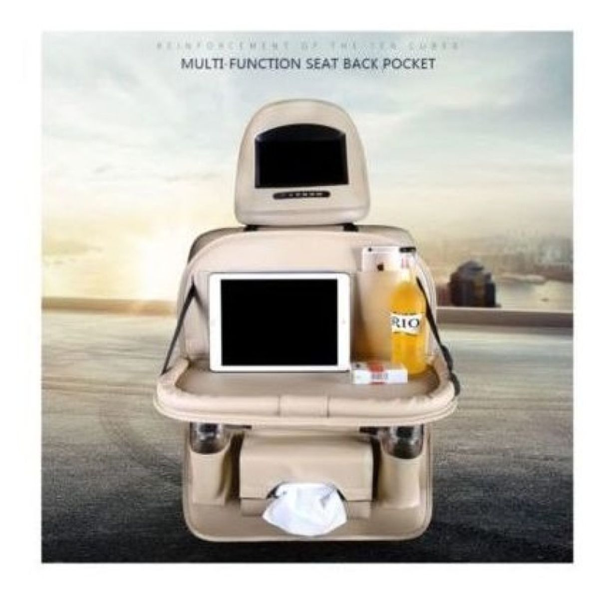 U BUY - Organizador De Asiento De Auto Carro Multifuncional Cuero Pu