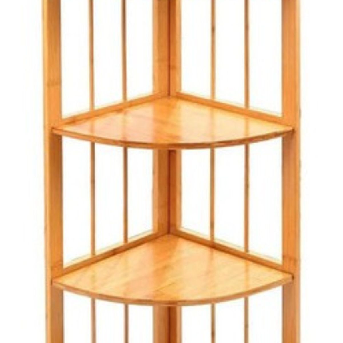 U BUY - Repisa Esquinero De Madera Estante De 4 Niveles