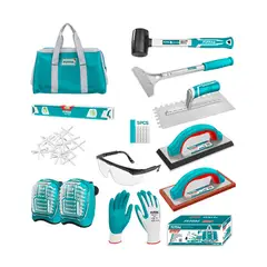 TOTAL TOOLS - Set Ceramista Embaldosado 11 Piezas TOTAL