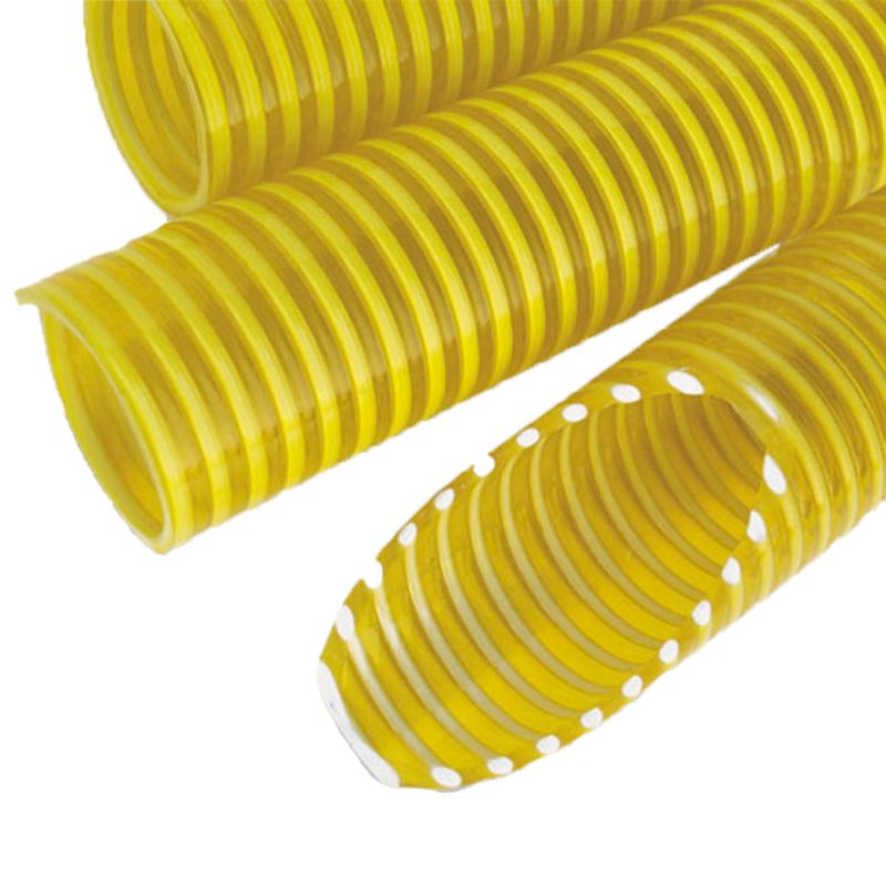 GENERICO - MANGUERA AMARILLA ESPIRALADA LIQUIFLEX 1 1/2'' (38MM) x 25MT