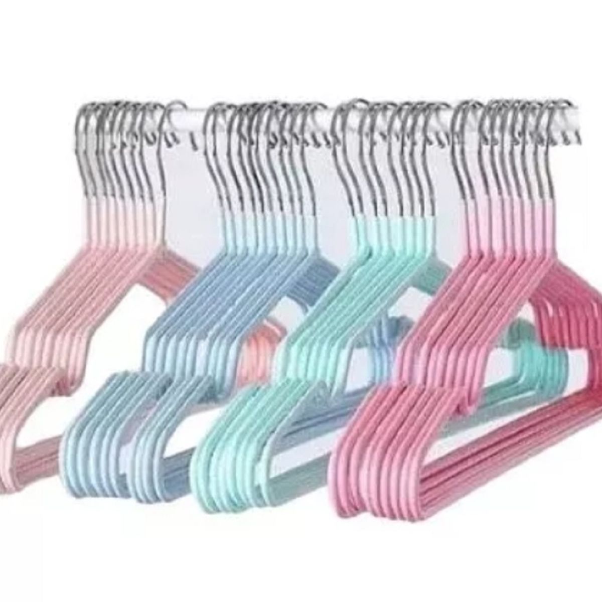 U BUY - Ganchos, Colgadores Para Ropa Antideslizante 100 Unidades