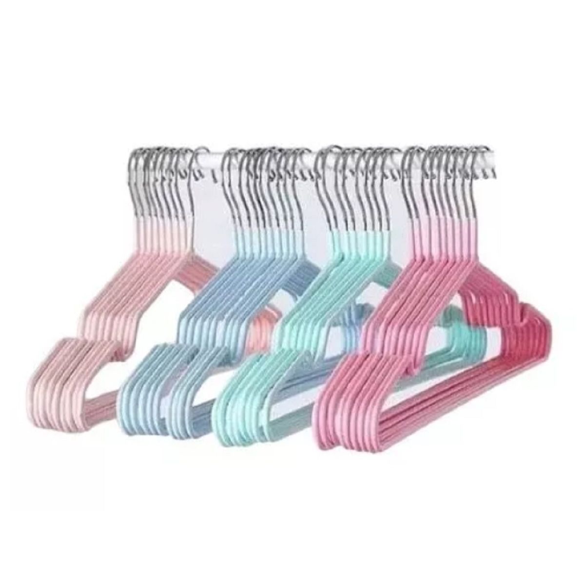 U BUY - Ganchos, Colgadores Para Ropa Antideslizante 100 Unidades