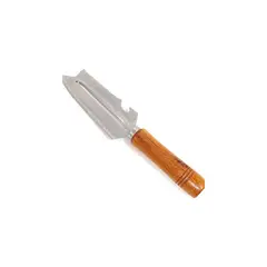 U BUY - 6x Pelador De Frutas De Acero Inoxidable Con Mango De Madera