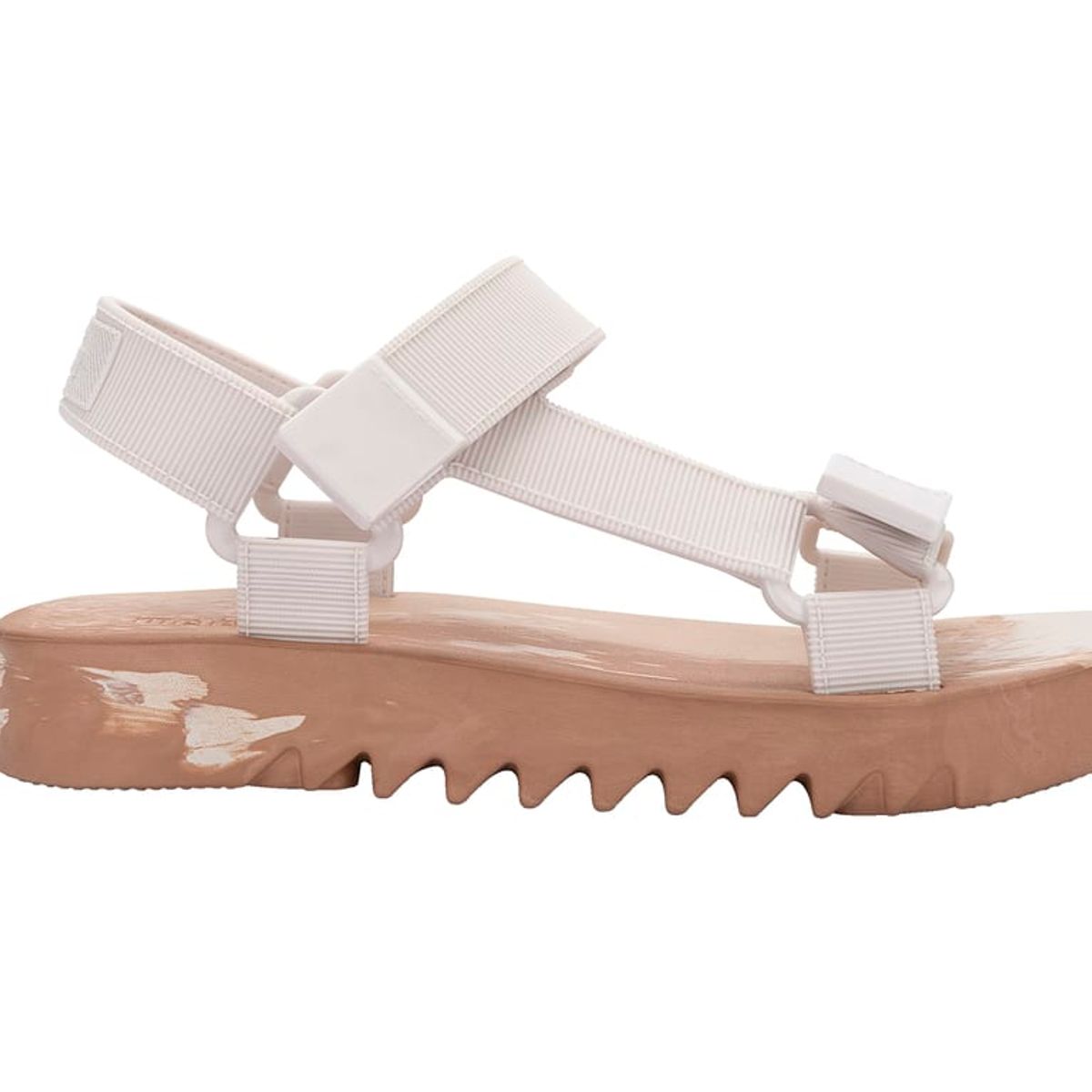 MELISSA - Sandalia Flowing Papete Blanco Beige Melissa