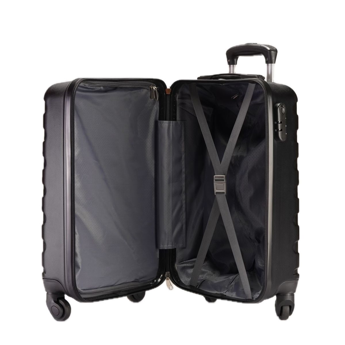 BJ HOGAR - Maletas de Viaje para Cabina color Verde Oscuro Rayas