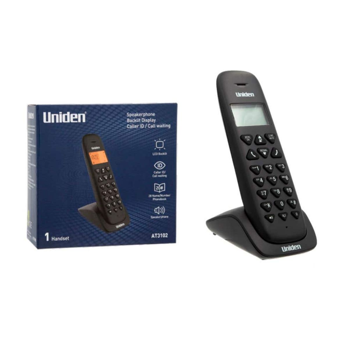 UNIDEN - UNIDEN 23UND3102N TELEFONO INALAMBRICO MANOS LIBRES NEGRO