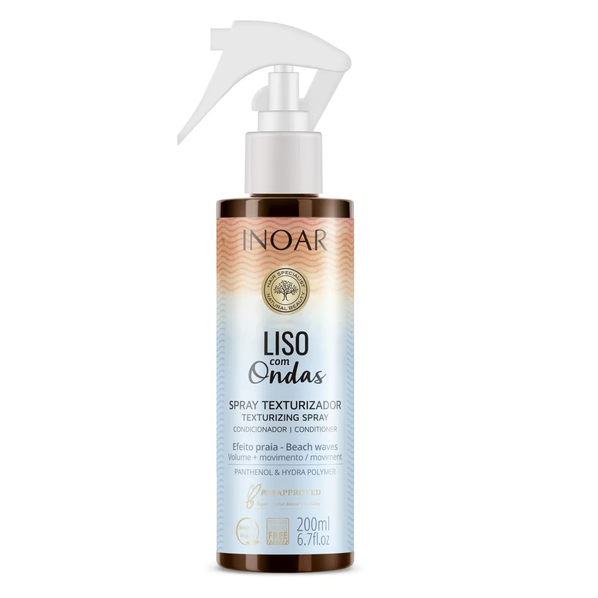 INOAR - LISO CON ONDAS SPRAY TEXTURIZANTE  200ML INOAR