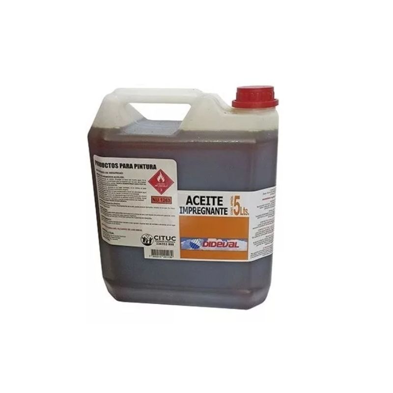 DIDEVAL - Aceite Impregnante 5 Litros Madera