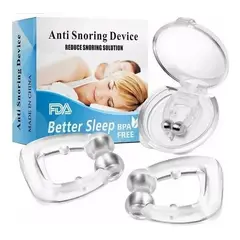 U BUY - Clips Bio Magnético Anti Ronquidos Evita Apnea Roncar X4