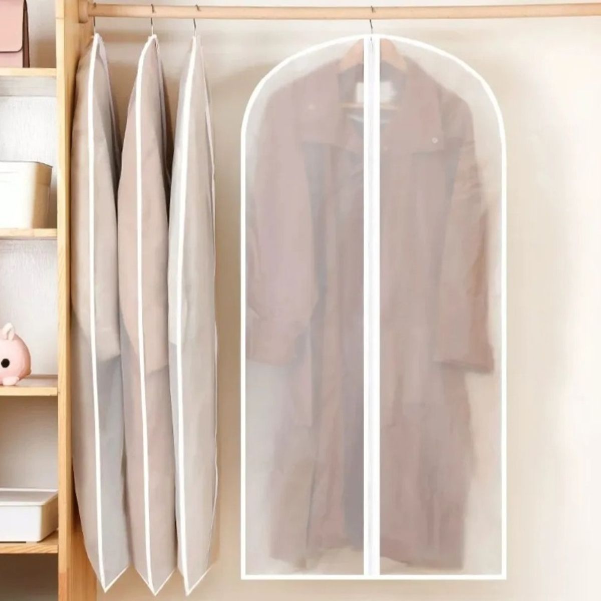 U BUY - 10 Bolsas Transparentes Cubre Trajes Colgar Closet 60*120cm