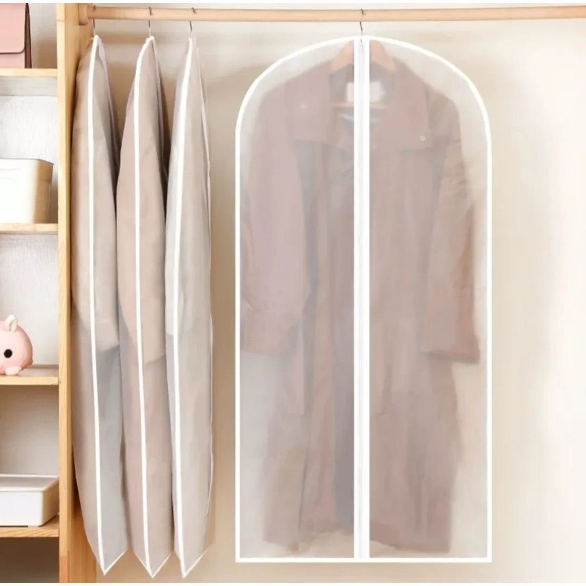 U BUY - 10 Bolsas Transparentes Cubre Trajes Colgar Closet 60*120cm