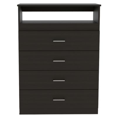 Imagen 2 del producto Comoda TV80"" 4 Cajones - Negro 109.8x80x37.55 cm…