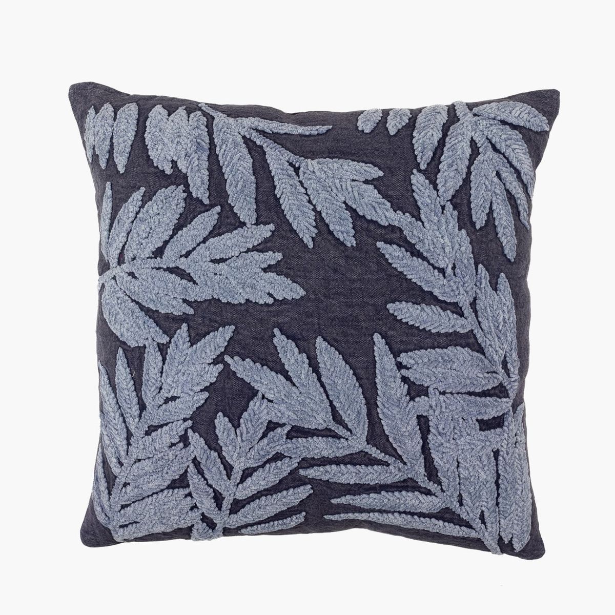 LOUNGE - Cojín Algodón Hojas 45 X 45 Cm LOUNGE