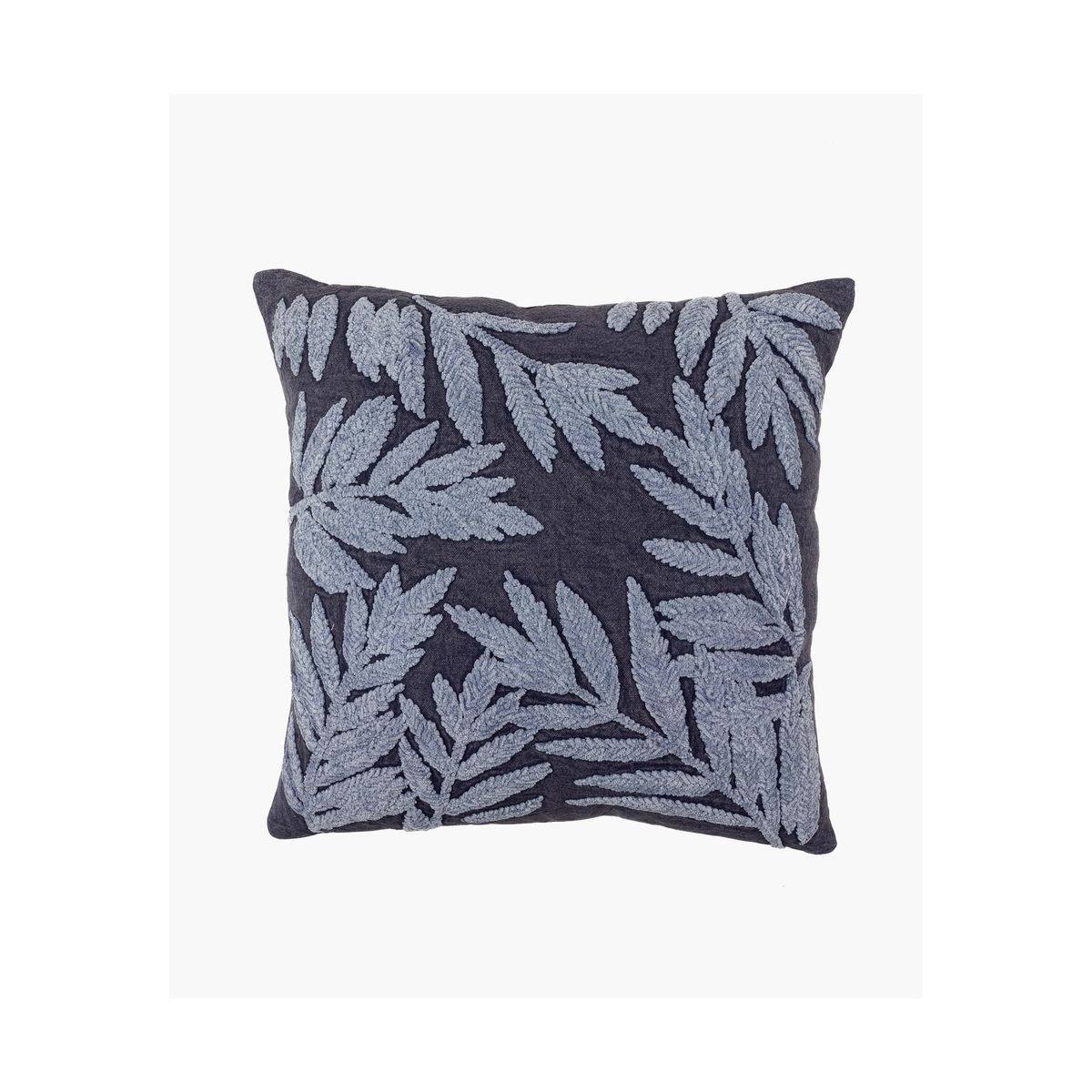 LOUNGE - Cojín Algodón Hojas 45 X 45 Cm LOUNGE