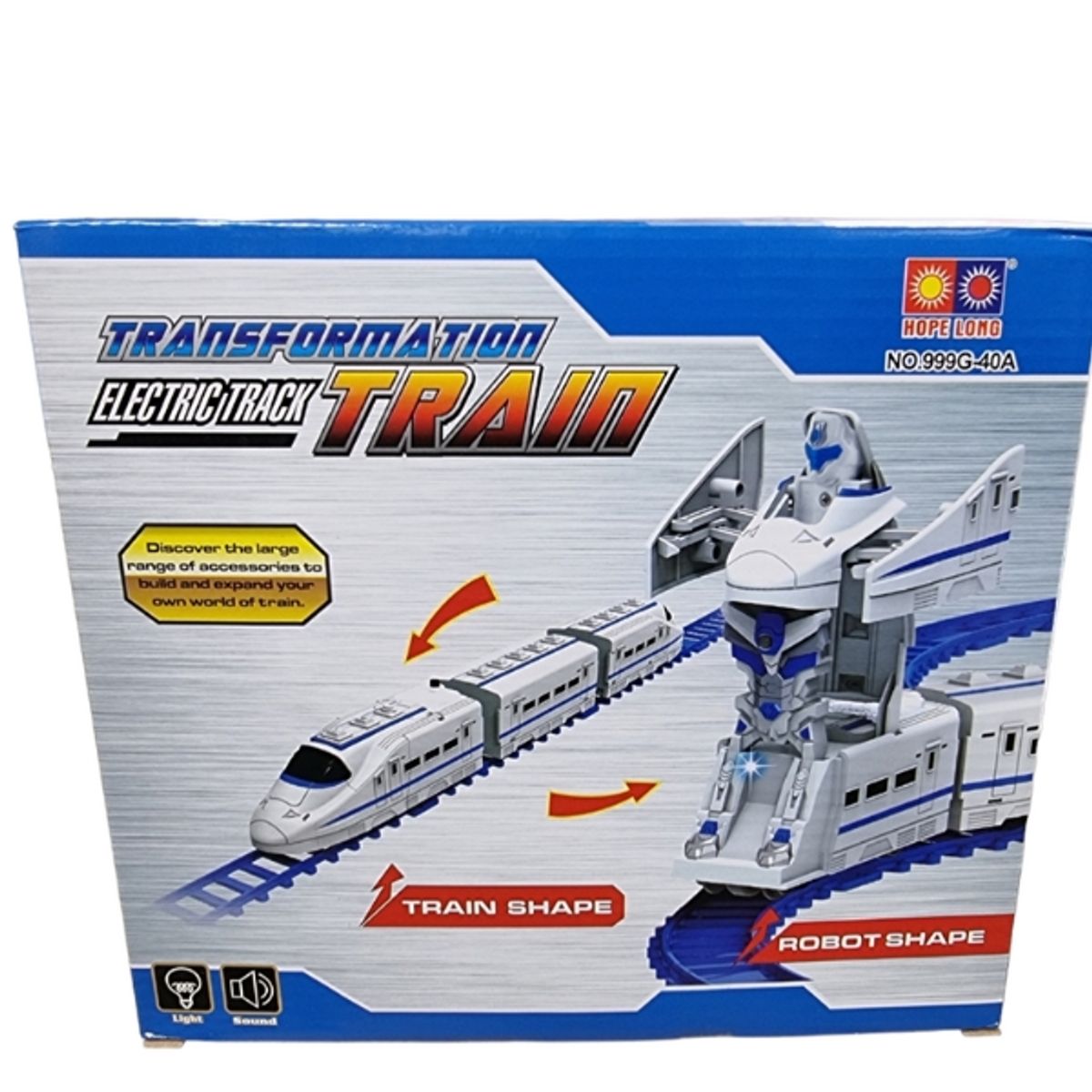 GENERICO - Tren Robot Transformers Luz Y Sonido