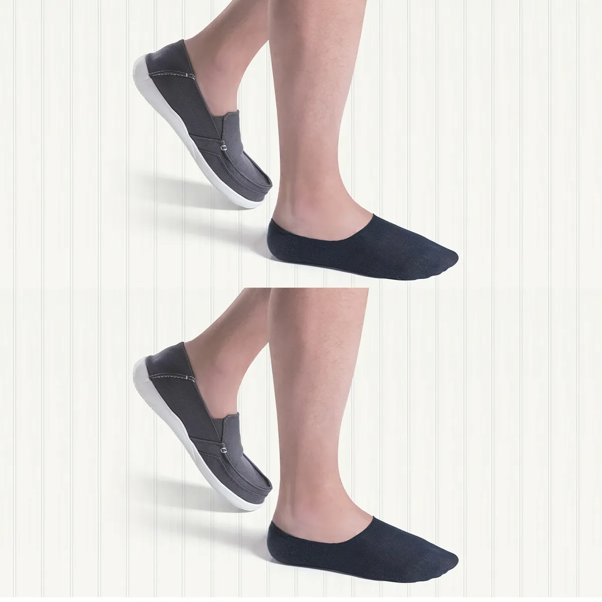 CAFFARENA - CALCETÍN INVISIBLE HOMBRE BAMBÚ PACK 2