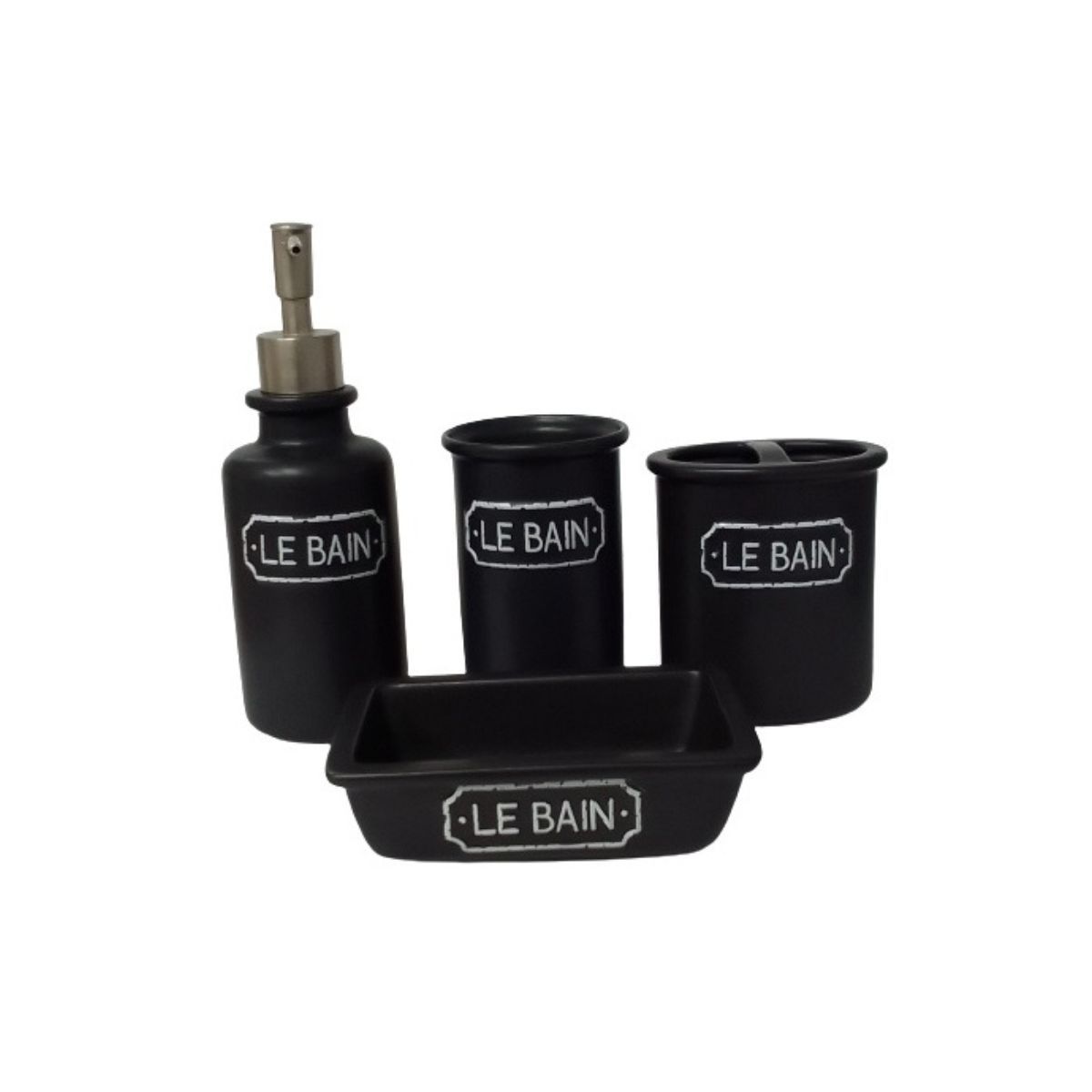 CAP DOR - Juego Baño Cerámica 4 Piezas