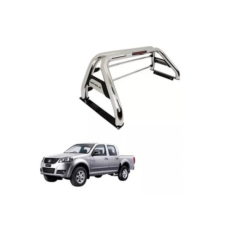 GENERICO - BARRA ANTIVUELCO PARA CAMIONETAS CROMADO GREAT WALL 5 (NEW)