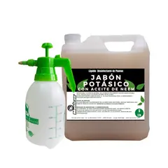 MOHICAN - PROMO JABÓN POTÁSICO 5LTS CON ACEITE DE NEEM + FUMIGADOR 2L