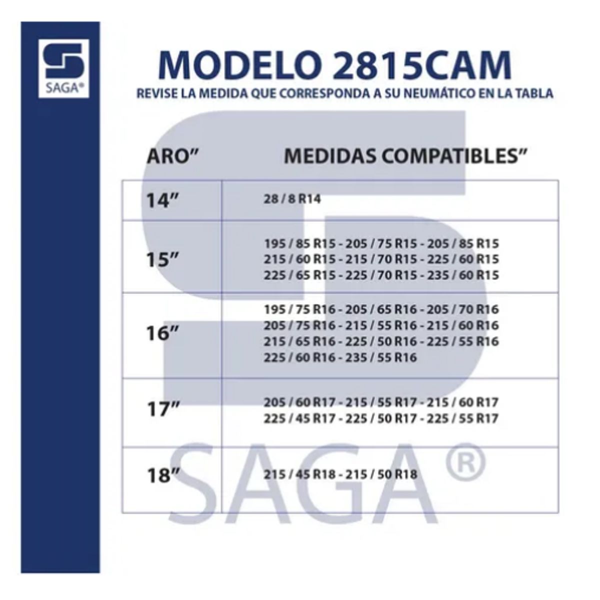 SAGA - Cadena nieve 2815 + Tensor Pulpo S + Cadena líquida