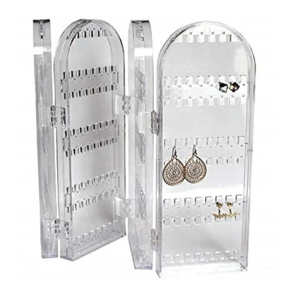 GENERICO - Joyero Organizador De Joyas Aros Anillos Collares Portátil