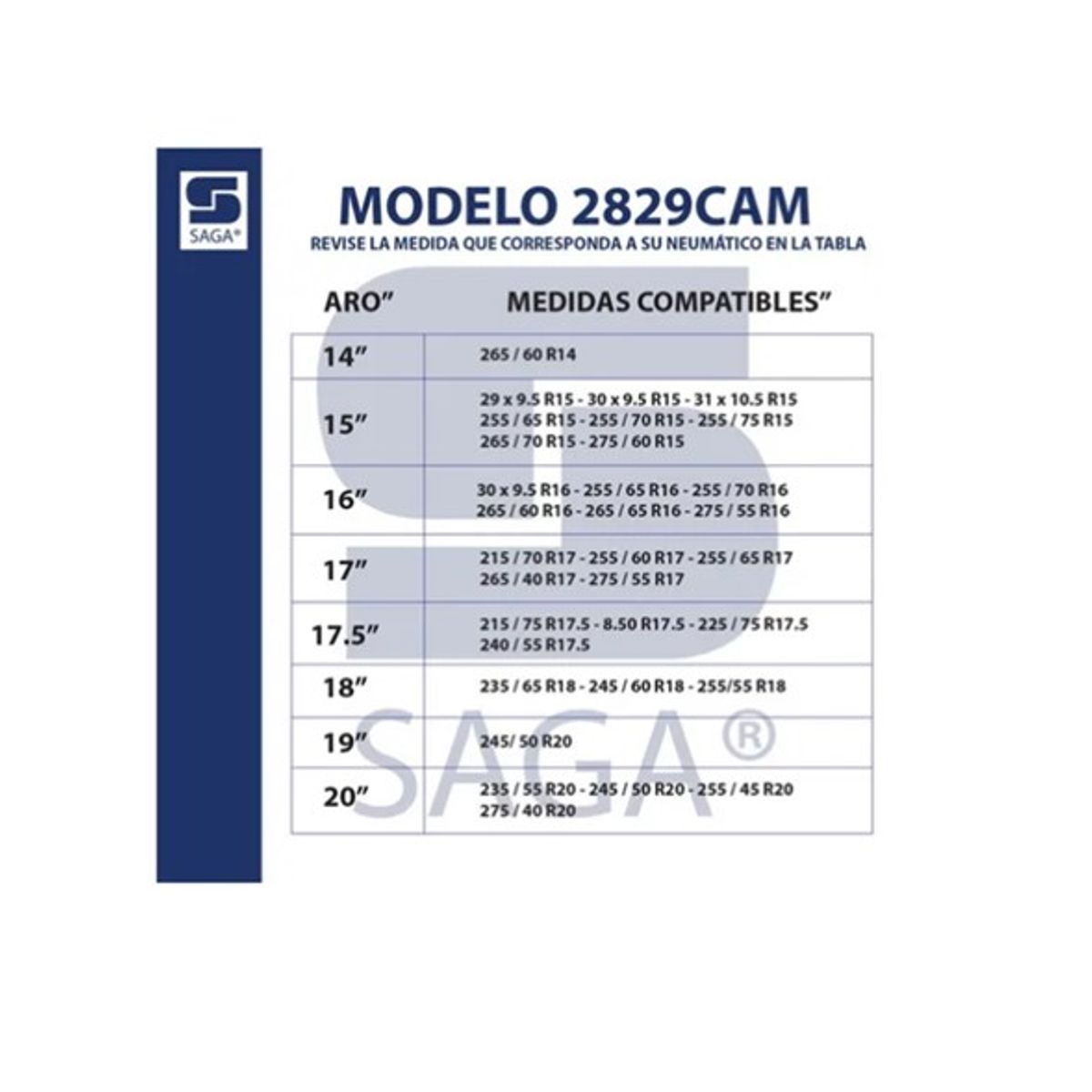 SAGA - Cadena nieve 2829 + Tensor Pulpo S + Cadena líquida