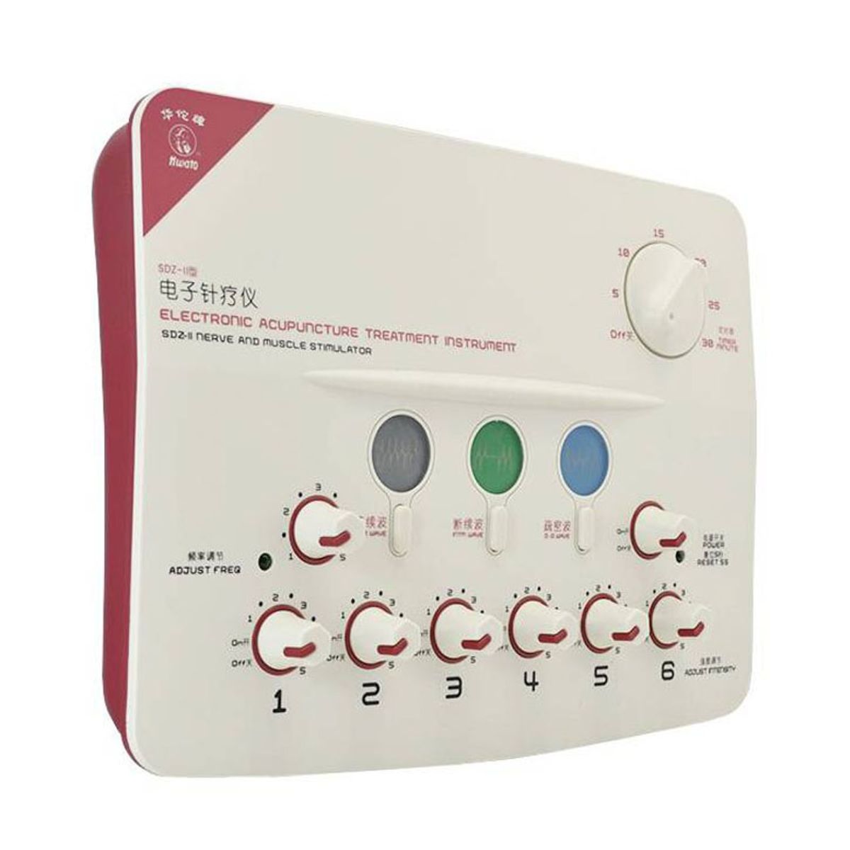 GENERICO - Estimulador Electrofisico 6 Canales Electroacupuntura