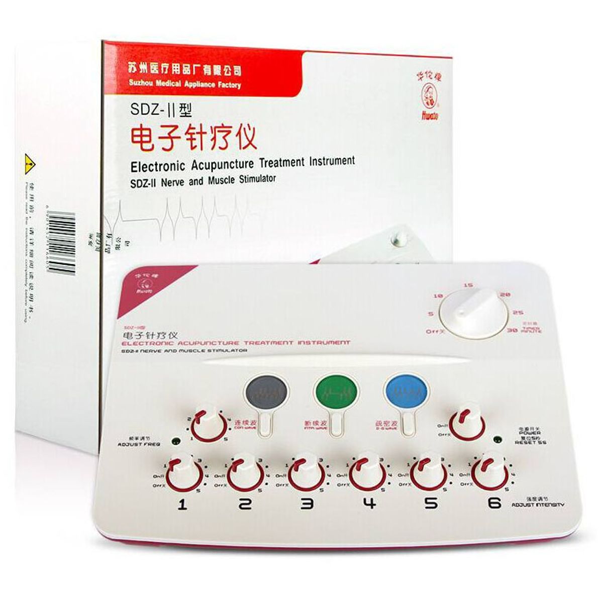 GENERICO - Estimulador Electrofisico 6 Canales Electroacupuntura